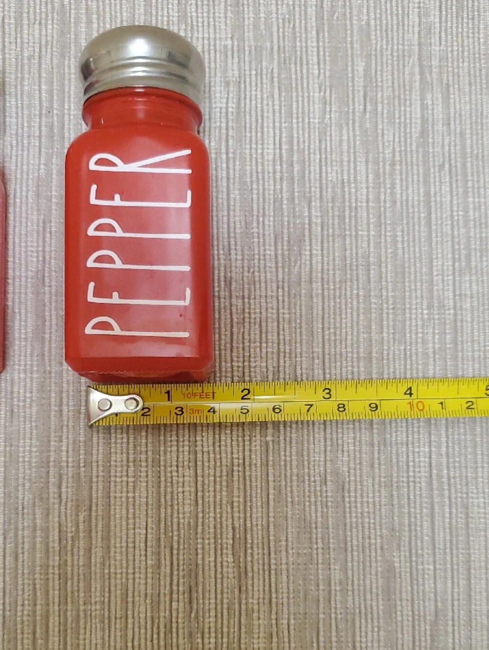 Red Ceramic Salt and Pepper Shaker Set